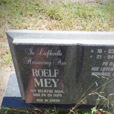 MEY Roelf 1932-2013