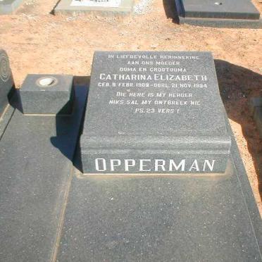 OPPERMAN Philippus Albertus 1903-1972 &amp; Catharina Elizabeth OPPERMAN 1909-1994 