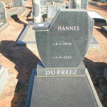 PREEZ Hannes, du 1908-1982