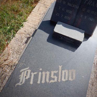 PRINSLOO Frans 1932-1985 &amp; Hannie DE WACHTER 1930-1978 :: PRINSLOO F.J.
