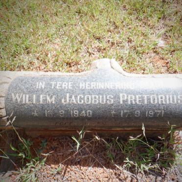 PRETORIUS Willem Jacobus 1940-1971