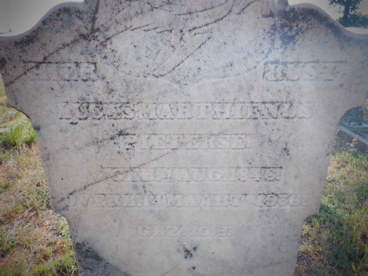 PIETERSE Lucas Marthienus 1846-1936