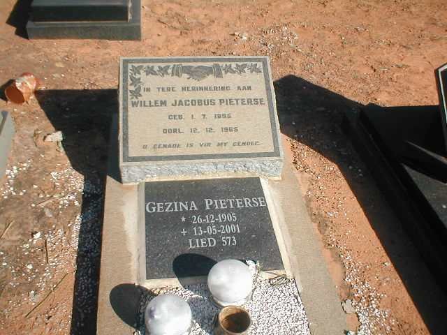 PIETERSE Willem Jacobus 1895-1965 &amp; Gezina 1905-2001