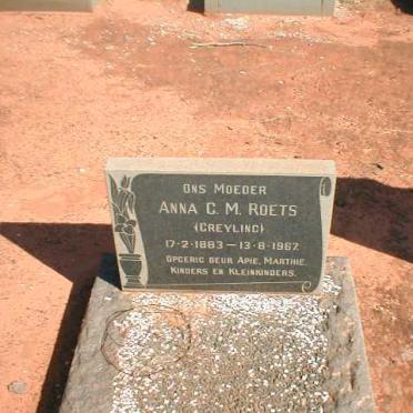 ROETS Anna C.M. nee GREYLING 1883-1967