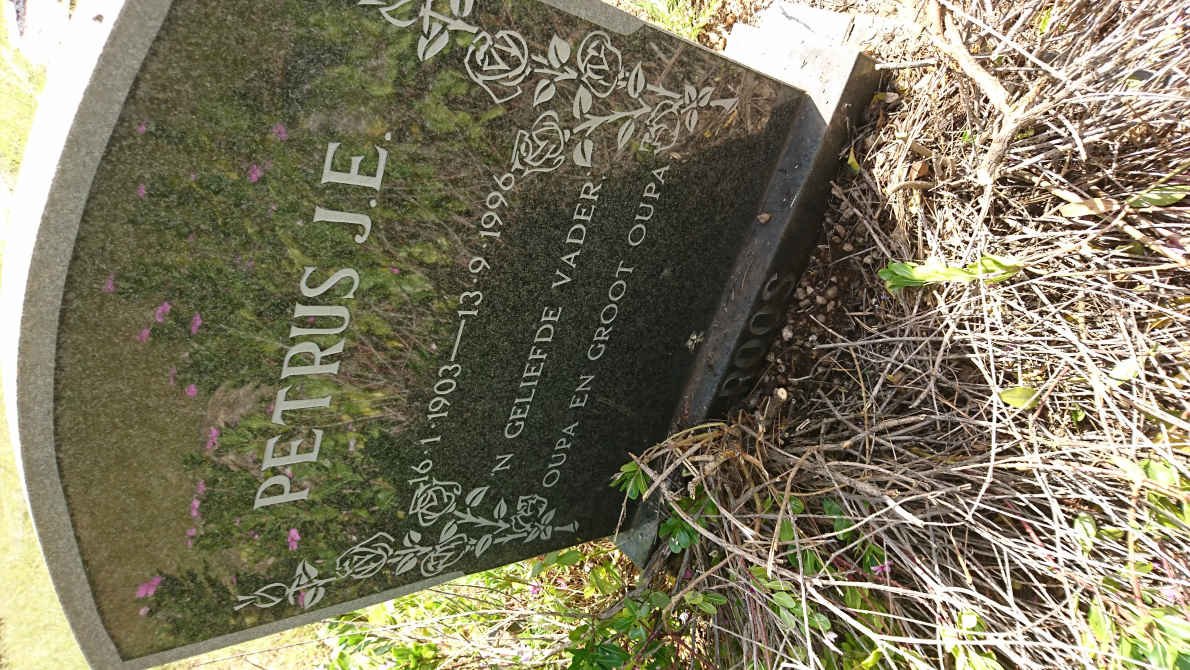 ROOS Petrus J.E. 1903-1996