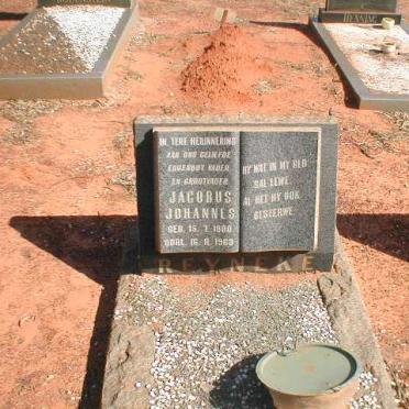 REYNEKE Jacobus Johannes 1880-1963