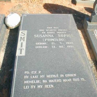 SMIT Susanna Sophia 1920-1998