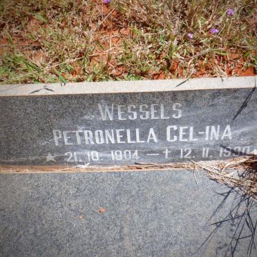 WESSELS Petronella Cel-Ina 1904-1990