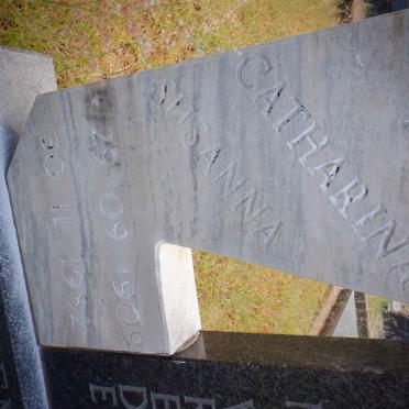 WANNENBURG Abraham Johannes Hendrik 1903-1985 &amp; Anna Catharina Susanna 1909-1982