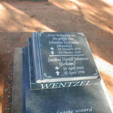 WENTZEL Johannes Gerhardus 1970-1997  :: WENTZEL Jacobus Daniel Johannes 1960-1998