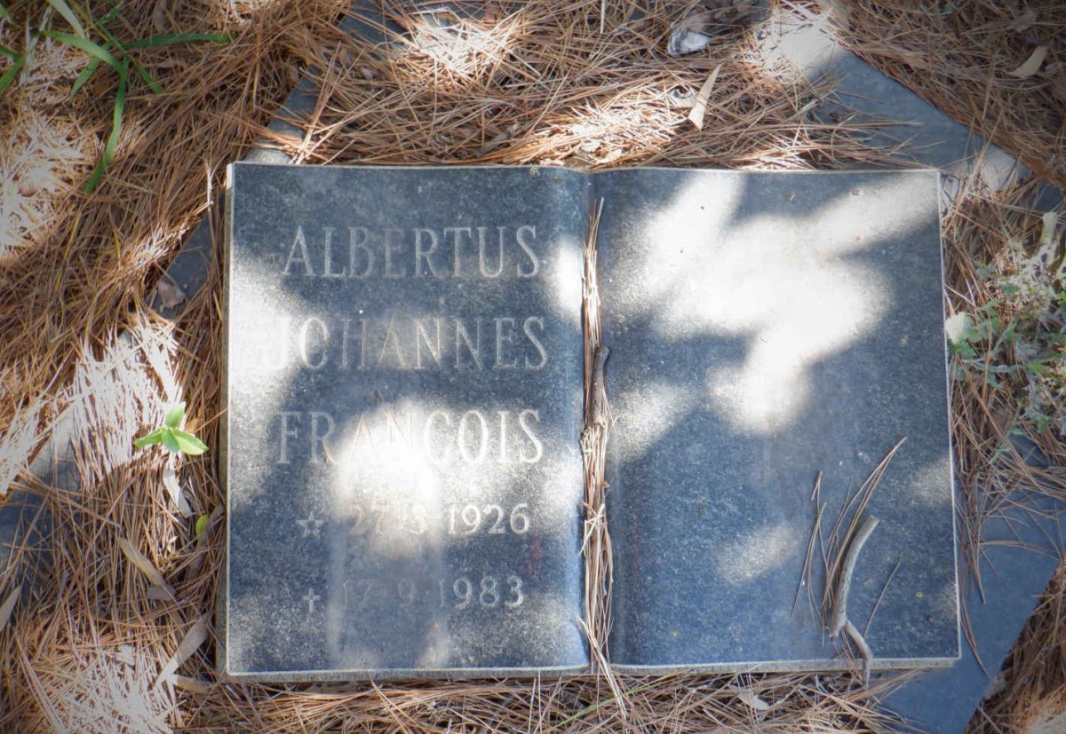 ? Albertus Johannes Francois 1926-1983