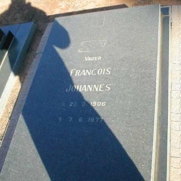 ? Francois Johannes 1906-1977