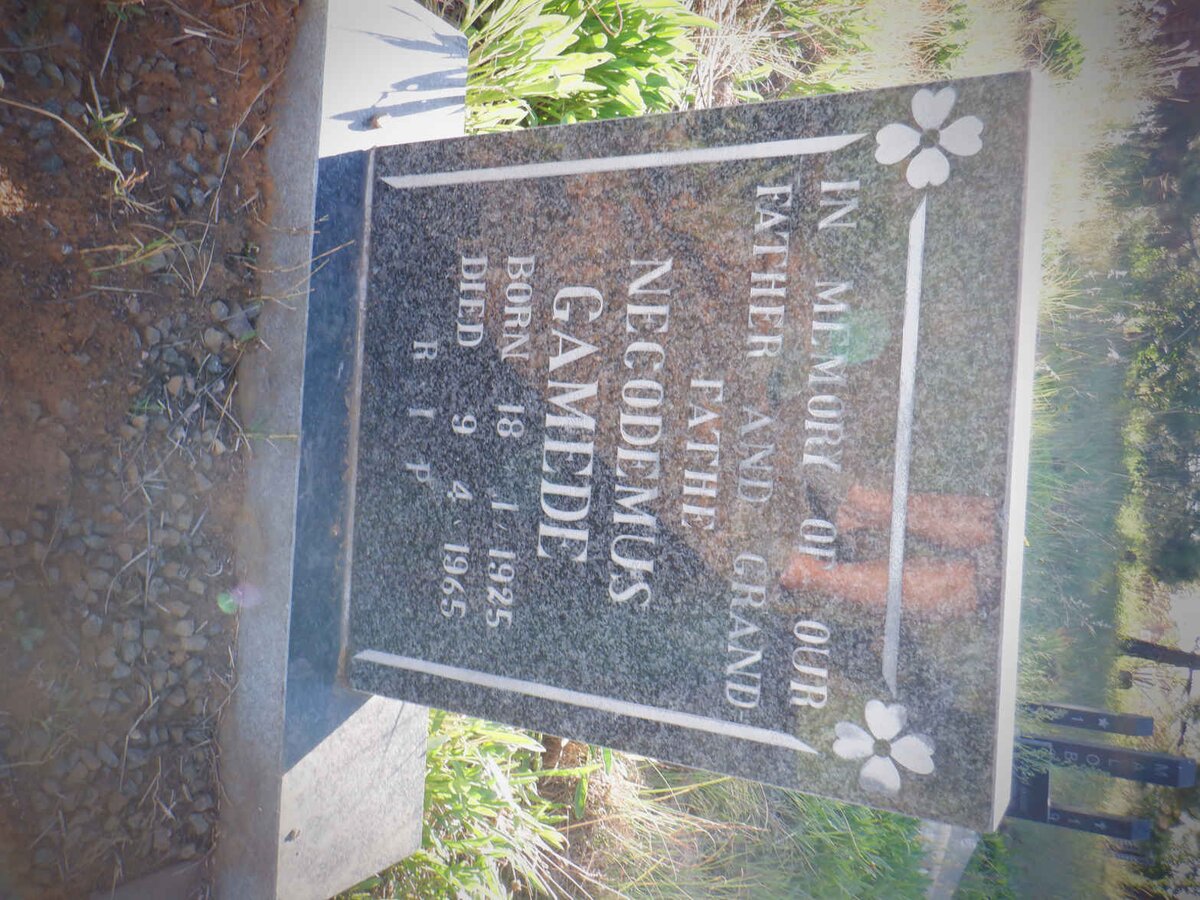 GAMEDE Necodemus 1925-1965