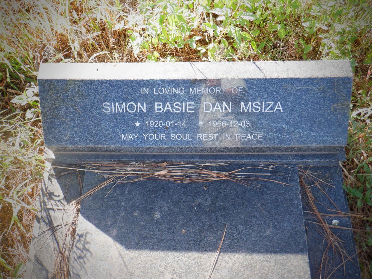 MSIZA Simon Basie Dan  1920-1966