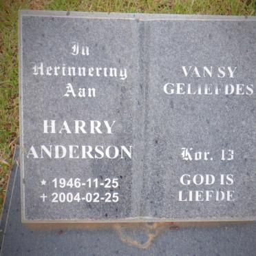 ANDERSON Harry 1946-2004