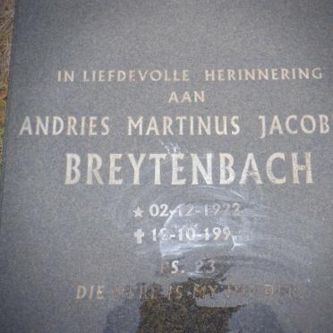 BREYTENBACH Andries Martinus Jacobus 1922-1994