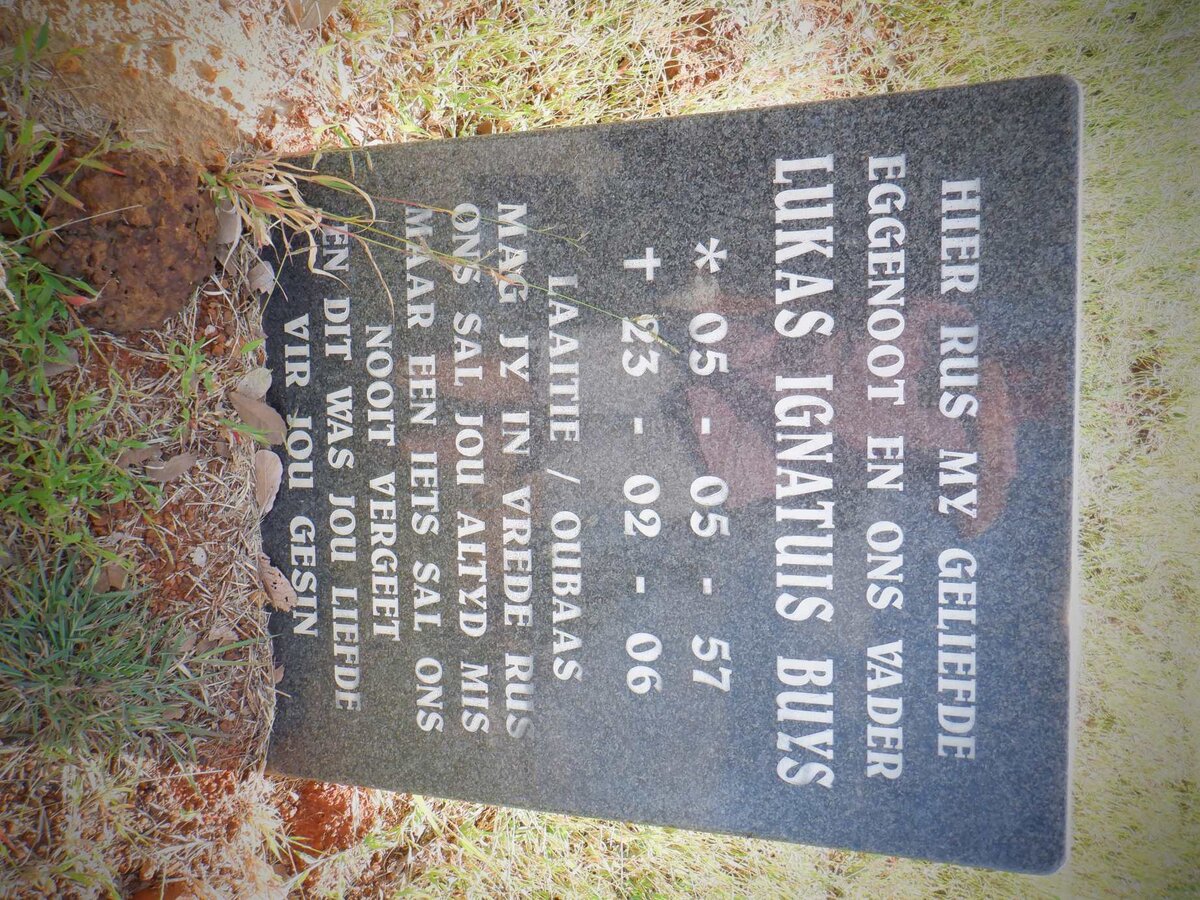 BUYS Lukas Ignatuis 1957-2006