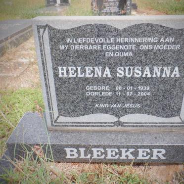 BLEEKER Helena Susanna 1939-2004