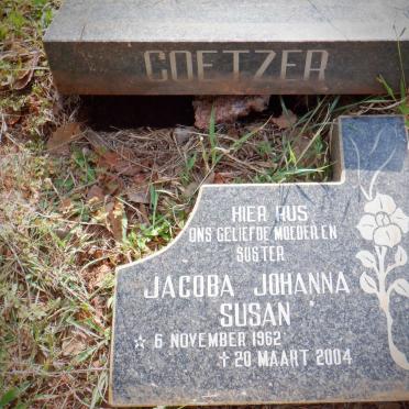COETZER Jacoba Johanna Susan 1962-2004