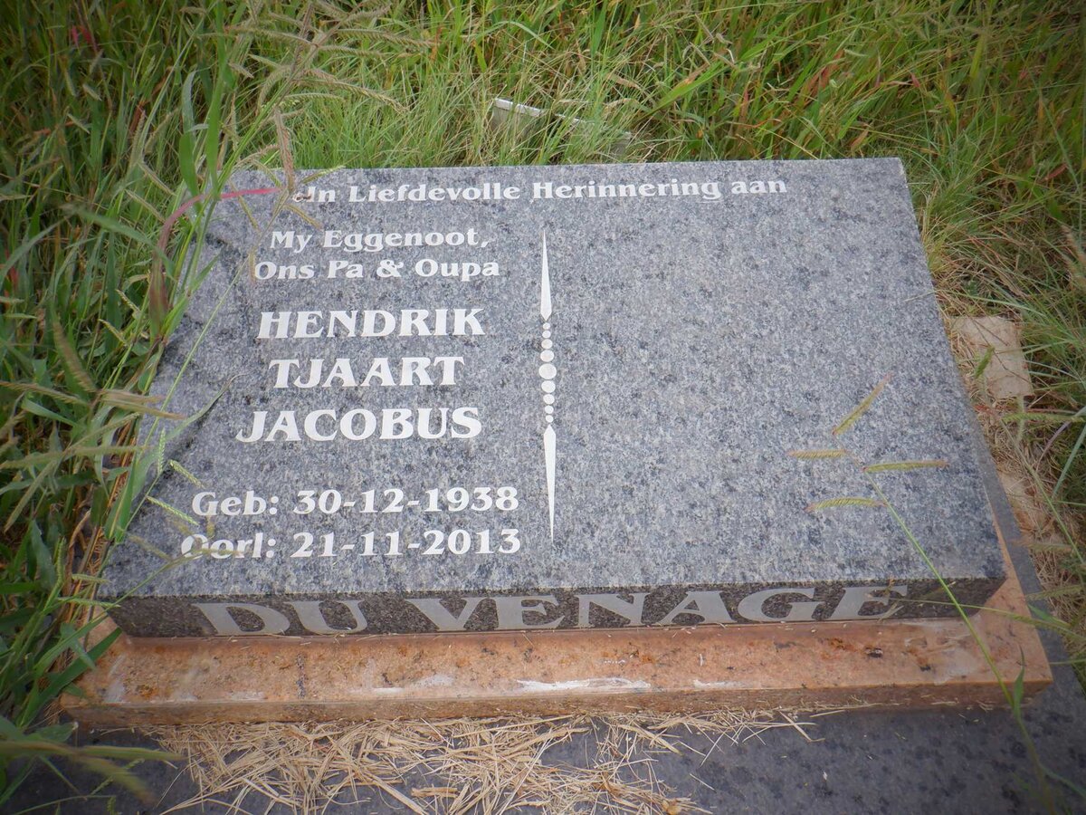 DUVENAGE Hendrik Tjaart Jacobus 1938-2013