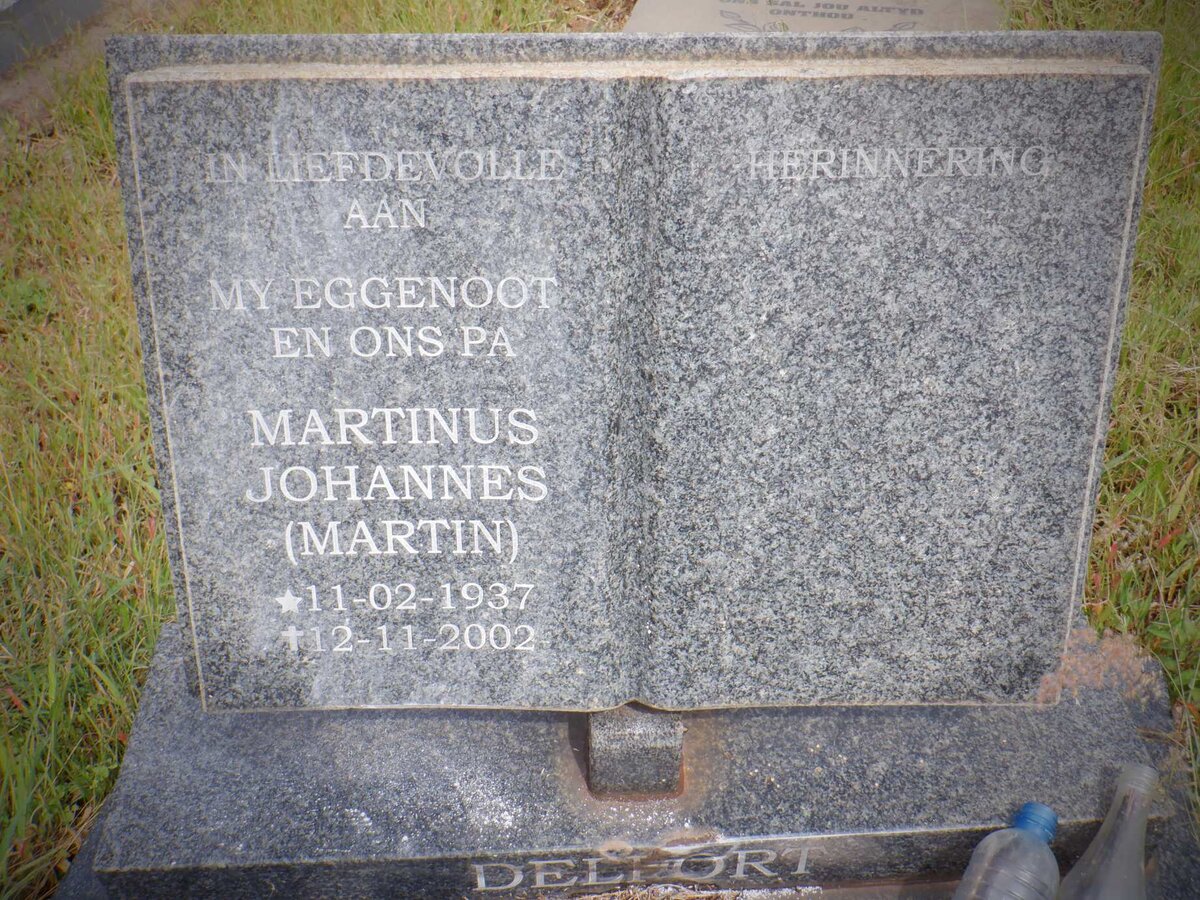 DELPORT Martinus Johannes 1937-2002