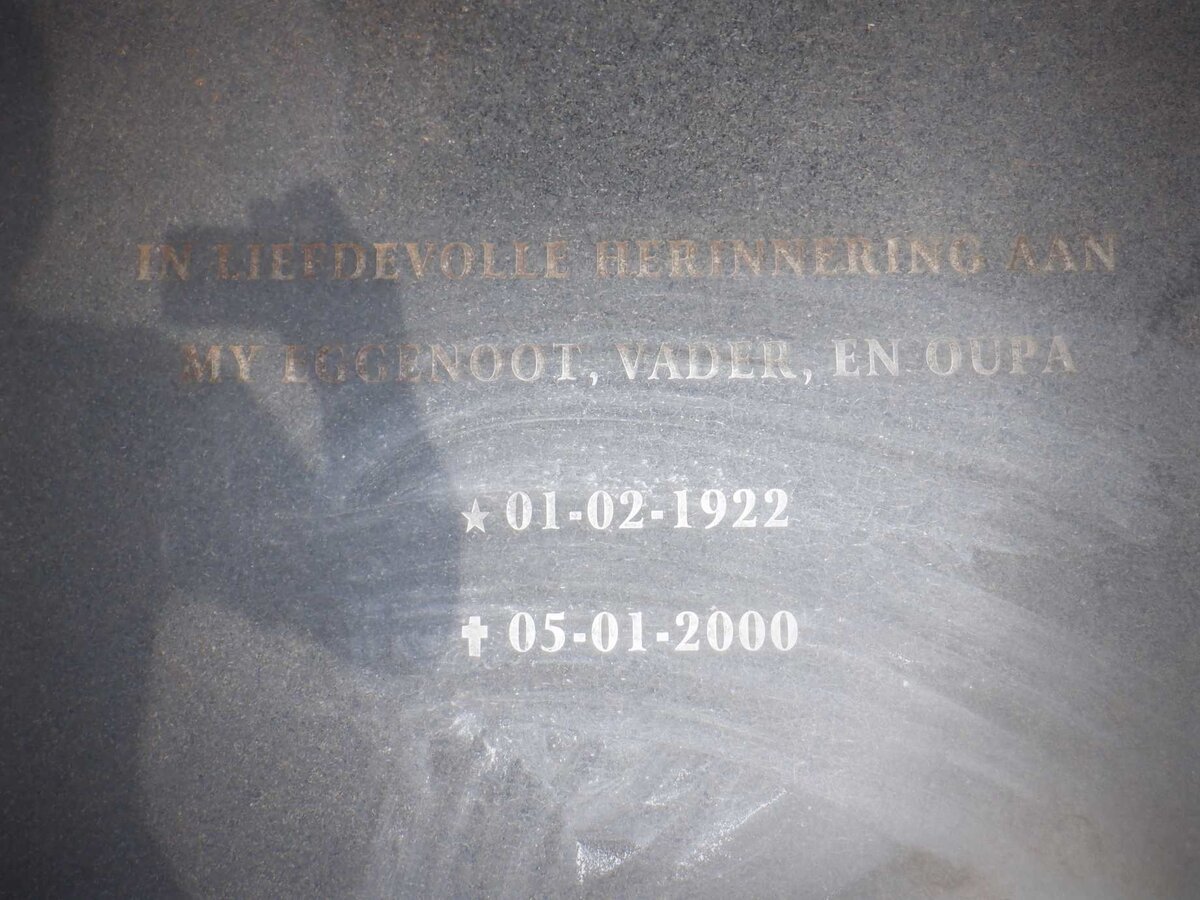 DIGUE Theunis 1922-2000 &amp; Heila 1929-