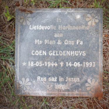 GELDENHUYS Coen 1944-1993