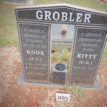 GROBLER J.J. 1936-2001 &amp; C.G. 1941-