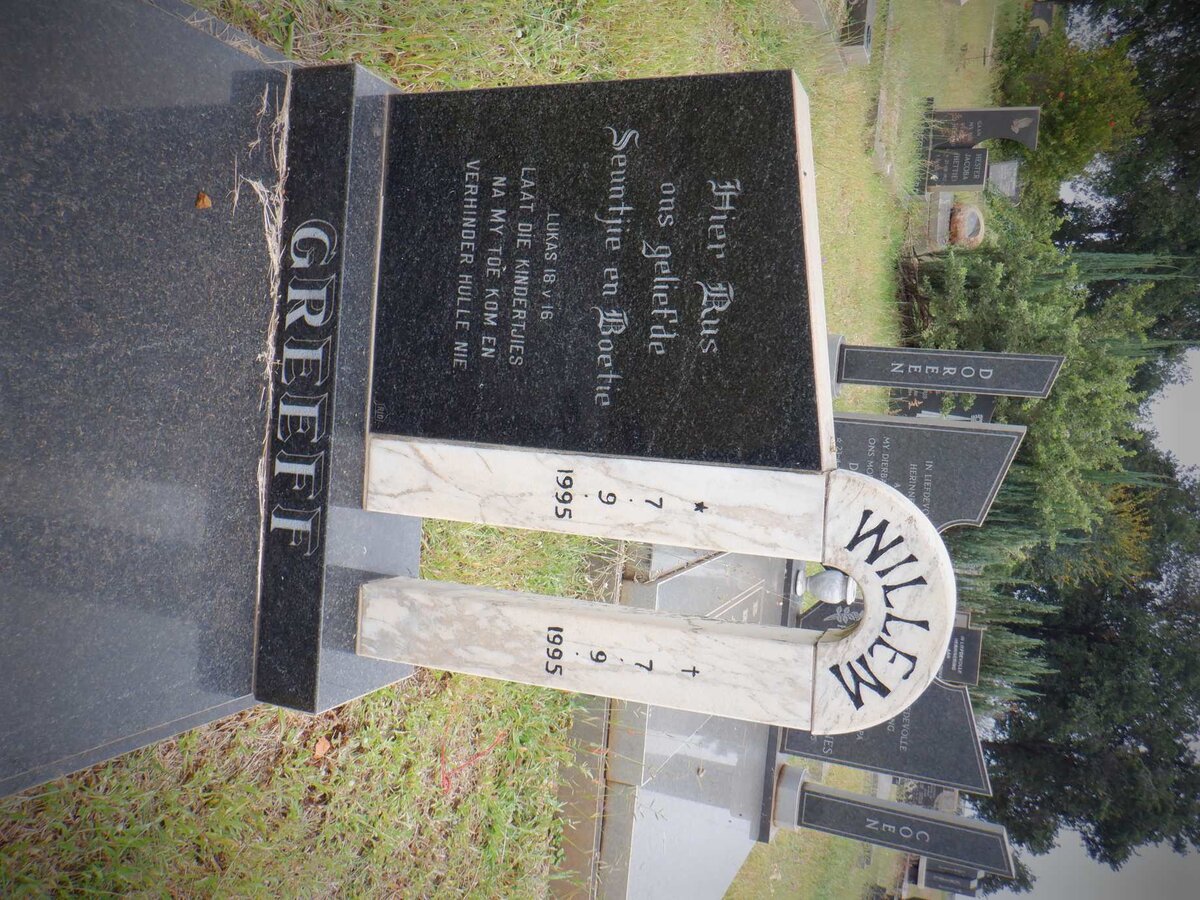 GREEFF Willem 1995-1995