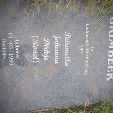 GRIMBEEK Petronella Johanna Dirkje 1959-2017