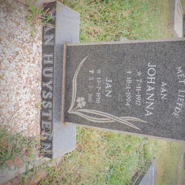 HUYSSTEEN Jan, van 1918-2006 &amp; Johanna 1917-1994