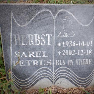 HERBST Sarel Petrus 1936-2002