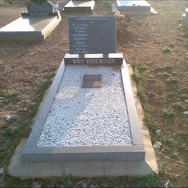 HEERDEN Johannes Hendrik, van 1951-2005