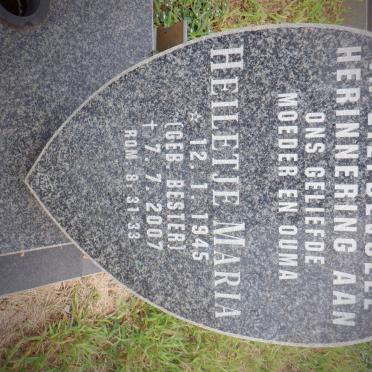 KLOPPERS Jan Adriaan 1938-1998 &amp; Heiletje Maria BESTER 1945-2007