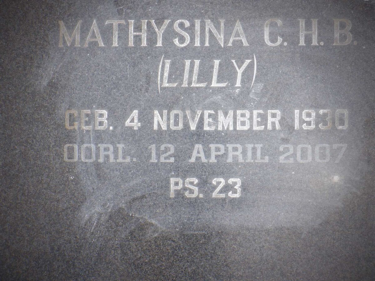 KRUGER Jan Hendrik 1928-1996 &amp; Mathysina C.H.B. 1930-2007