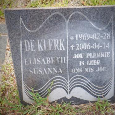 KLERK Elisabeth Susanna, de 1969-2006