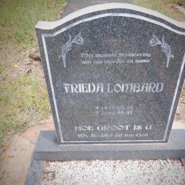 LOMBARD Frieda 1919-2009
