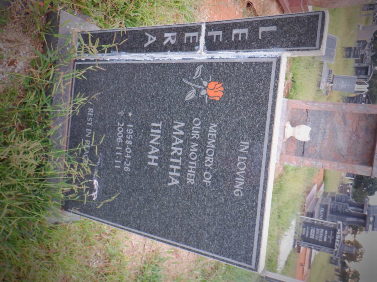 LEFERA Martha Tinah 1958-2006