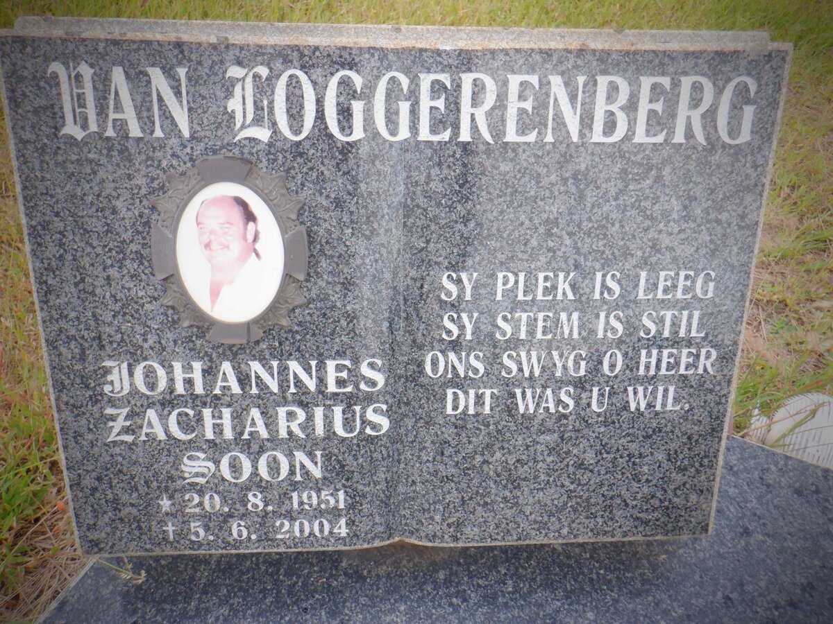 LOGGERENBERG Johannes Zacharius, van 1951-2004