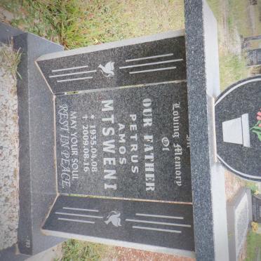 MTSWENI Petrus Amos 1935-2009
