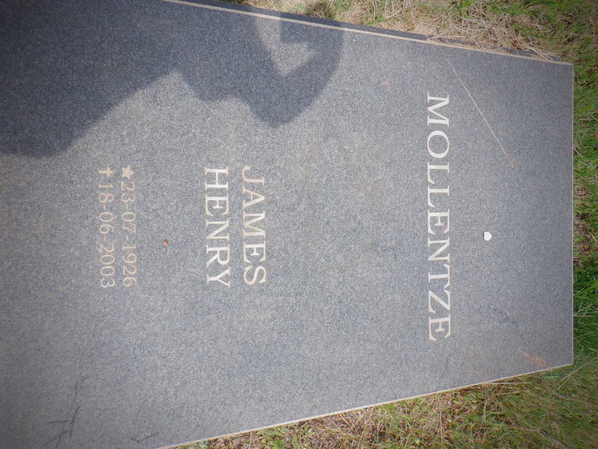 MOLLENTZE James Henry 1926-2003 &amp; Hendrina Magdelena 1933-2012