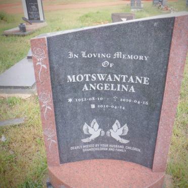 MOTSWANTANE Angelina 1952-2010