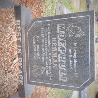 MOEPHULI Herman 1952-2001