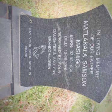 MASHIGO Matlakala Samson 1954-2010