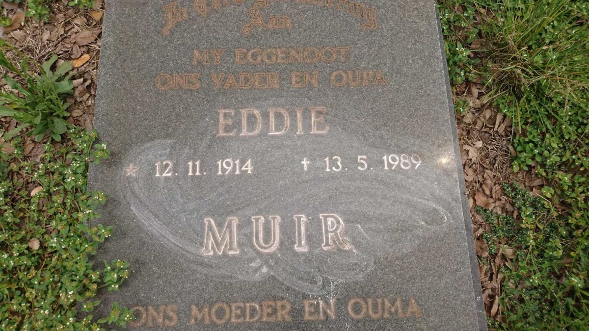 MUIR Eddie 1914-1989