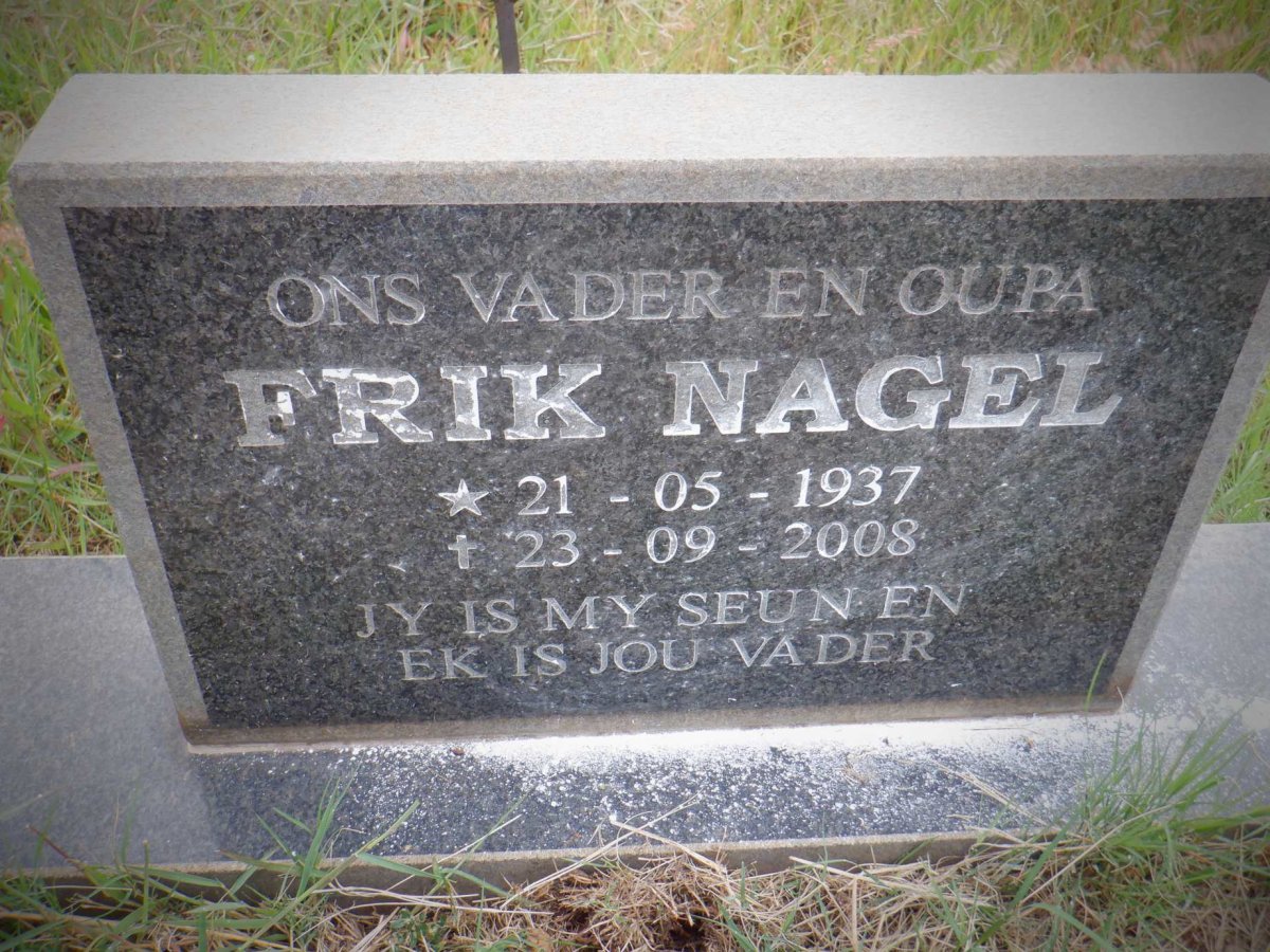 NAGEL Frik 1937-2008