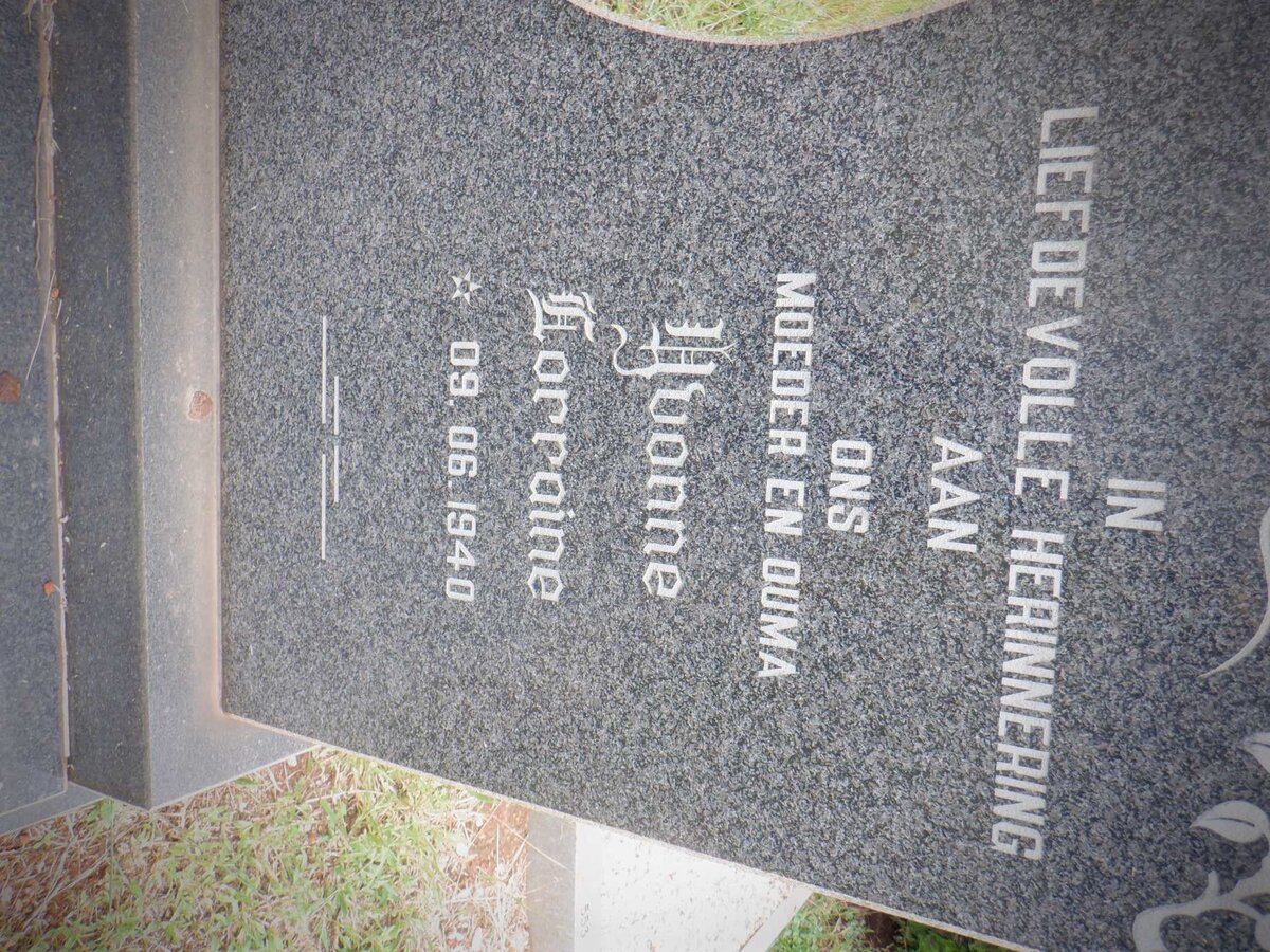 OPPERMAN Jan Lukas 1937-1997 &amp; Yvonne Lorraine 1940-