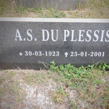 PLESSIS A.S., du 1923-2001