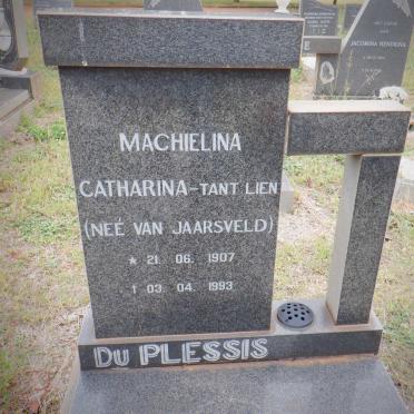 PLESSIS Machielina Catharina, du nee VAN JAARSVELD 1907-1993