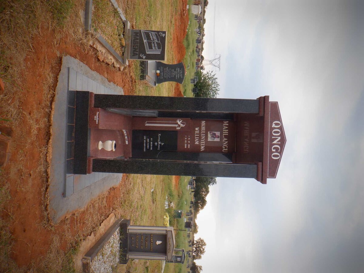 QONGO Mahlangu Mkhulunyelwa William 1953-2006